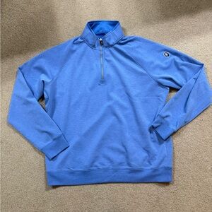 Fairway & Greene Men's Blue Zip-Up Sweater